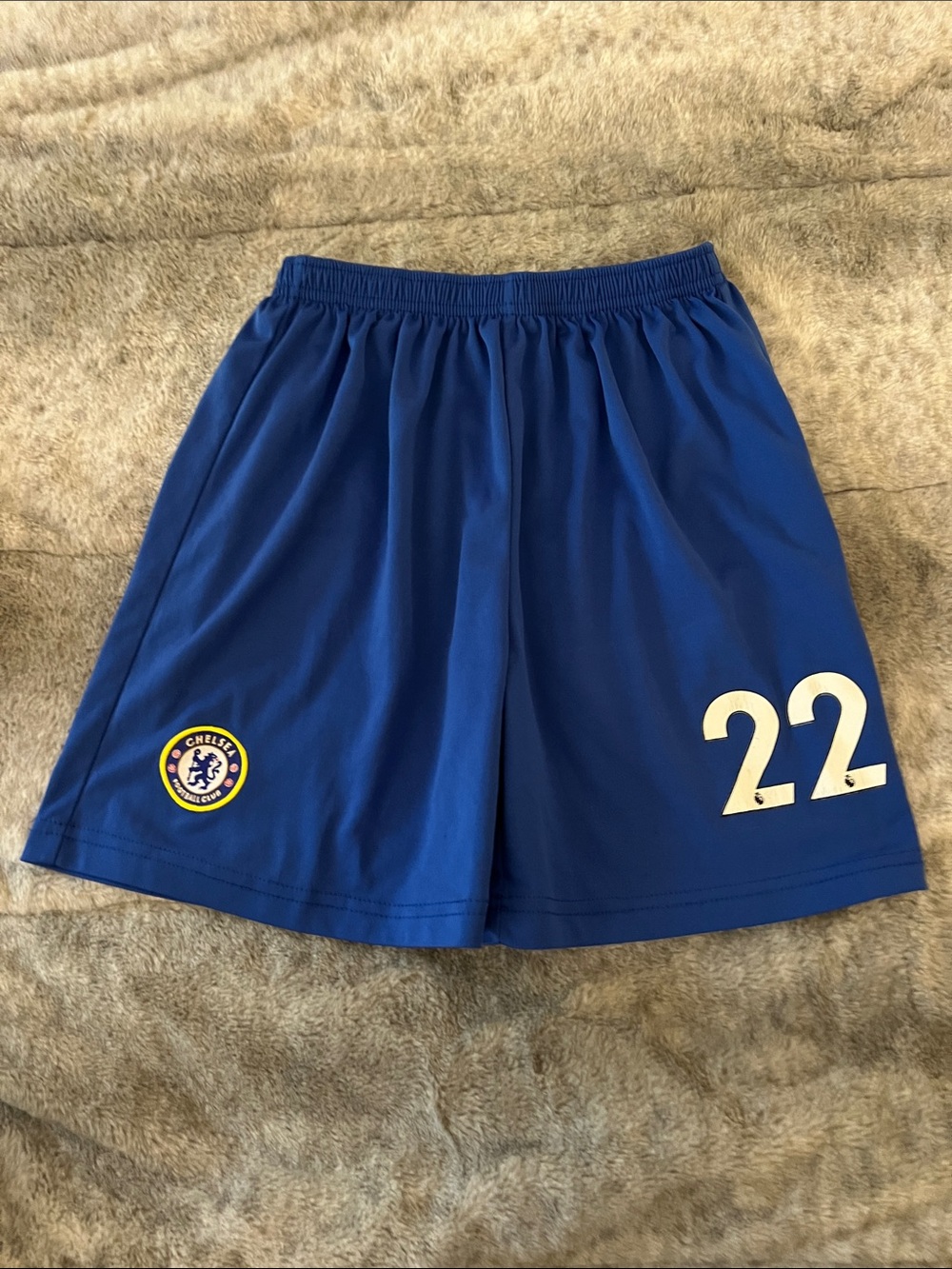 Blue Men's Chelsea Athletic Shorts - Number 22